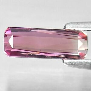 Natural Pink Tourmaline 0.93 Ct. Octagon 10.2 x 3.7 x 2.4 Mm Unheated Nigeria